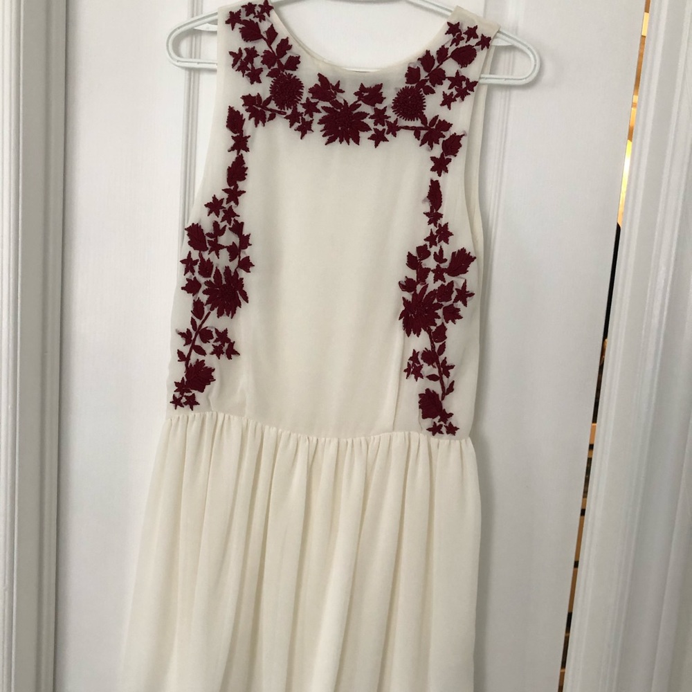 Zara embroidered dresss